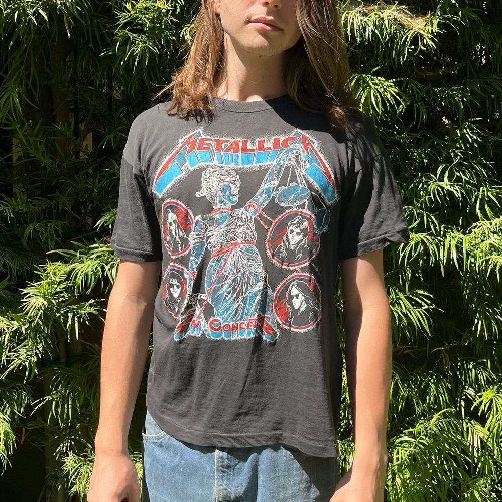 Vintage 1988 Metallica "Justice For All" Band Tee